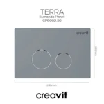 Creavit Terra Mat Gri Boyalı Kumanda Paneli GP9002.00