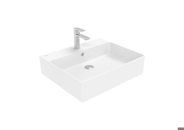 Creavit Volga Tezgah Üstü Kare Lavabo 60cm Vx260-00CB00E-0000