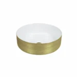 Dune Ceramica Lavabo Heller White&Gold
