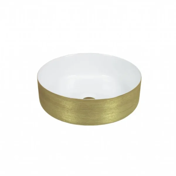 Dune Ceramica Lavabo Heller White&Gold