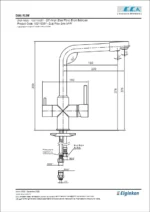 ECA Çift Akışlı (Dual Flow) Eviye Bataryası - 102118361