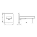 ECA İcon Ankastre Çıkış Ucu