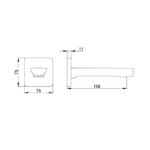 ECA Altın Ankastre Çıkış Ucu