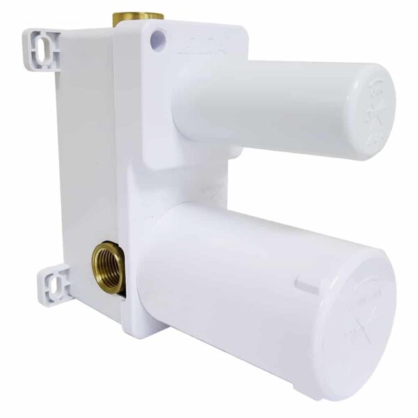 ECA Ankastre Banyo Bataryası Sıva Altı Grubu 2 Yollu Mat Siyah