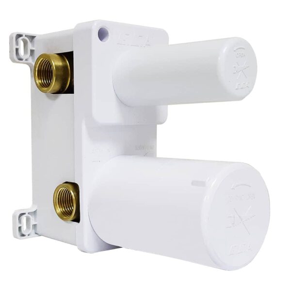 ECA Ankastre Banyo Bataryası Sıva Altı Grubu 3 Yollu Mat Beyaz