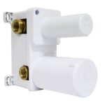 ECA Ankastre Banyo Bataryası Sıva Altı Grubu 3 Yollu Mat Siyah