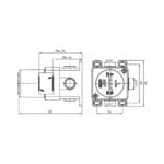 ECA Ankastre Duş Bataryası Sıva Altı Grubu
