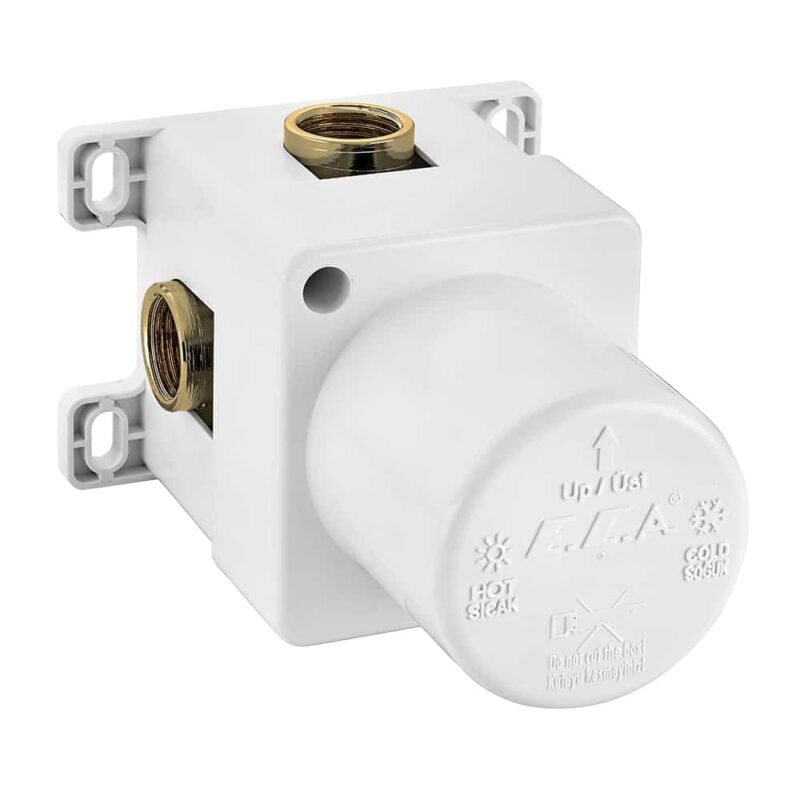 ECA Ankastre Duş Bataryası Sıva Altı Grubu Mat Siyah