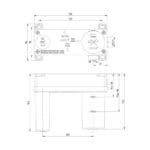 ECA Ankastre Lavabo Bataryası Sıva Altı Grubu