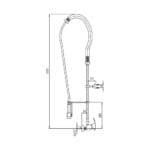 ECA Aplike Endüstriyel Mutfak Bataryası
