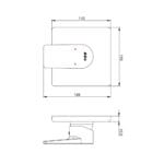 ECA Dalia Ankastre Duş Bataryası