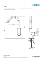 ECA Dalia Lavabo Bataryası Kuğu Borulu - 102188134