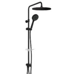 ECA Dalia Plus Teleskobik Kolonlu Duş Sistemi Mat Siyah Ø255 - 102158040C1