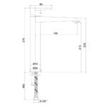 ECA Dalia Yüksek Tip Lavabo Bataryası