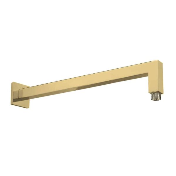 ECA Duş Başlığı Borusu Duvardan Kare Altın 400 mm