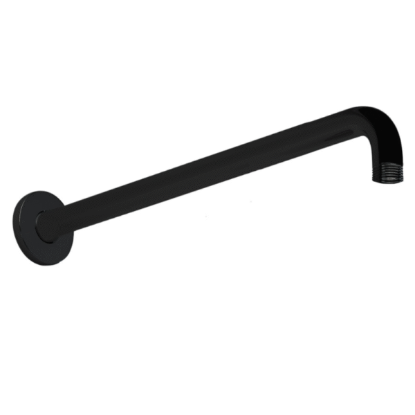 ECA Duş Başlığı Borusu Duvardan Yuvarlak Mat Siyah 400 mm - 102126247C1