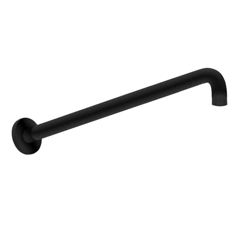 ECA Duş Başlığı Borusu Duvardan Yuvarlak Mat Siyah 440,5 mm