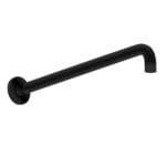 ECA Duş Başlığı Borusu Duvardan Yuvarlak Mat Siyah325 mm