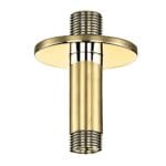ECA Duş Başlığı Borusu Tavandan Yuvarlak Altın 80 mm