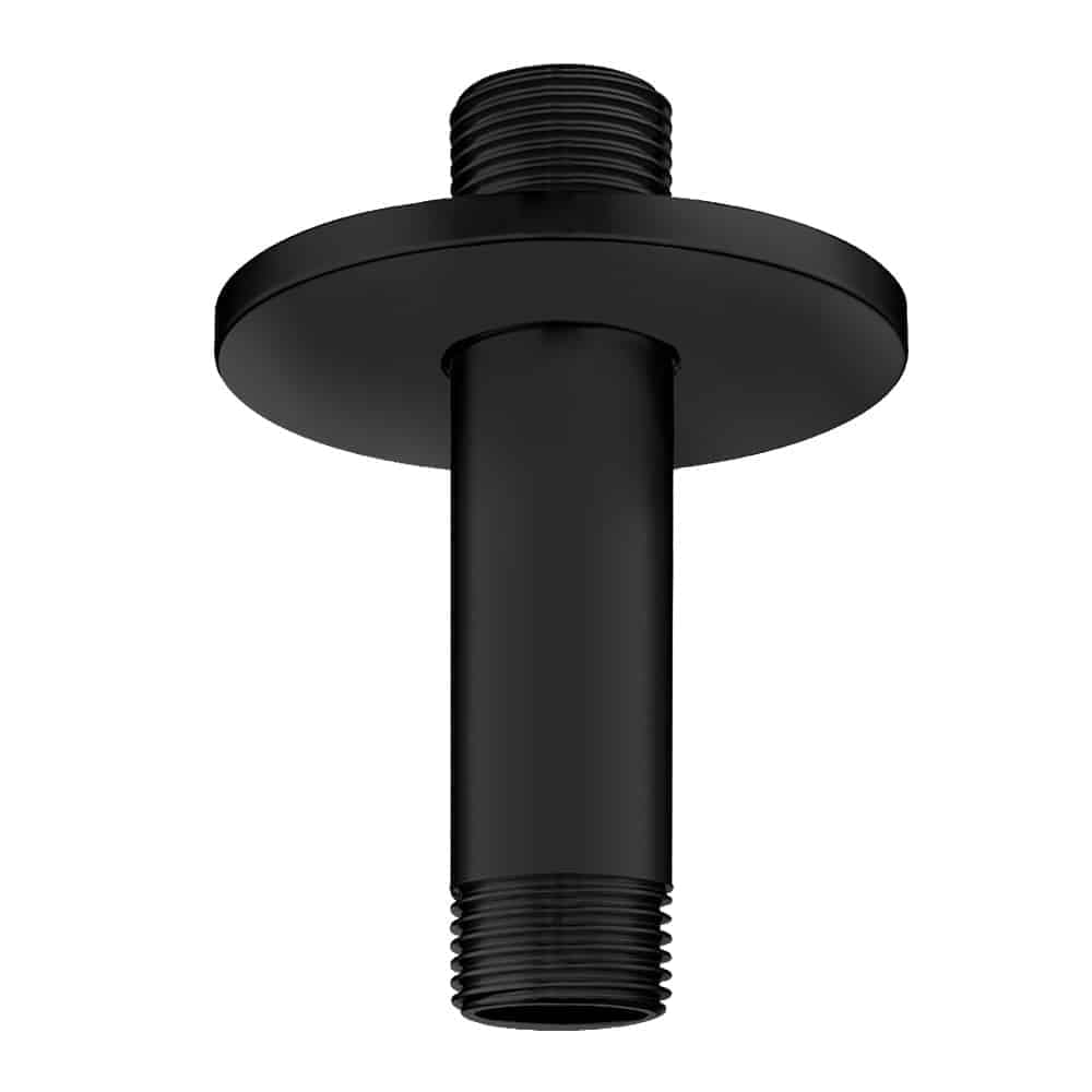 ECA Duş Başlığı Borusu Tavandan Yuvarlak Mat Siyah80 mm ECA Duş Başlığı Borusu Tavandan Yuvarlak Mat Siyah80 mm