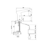 ECA Fotoselli Lavabo Musluğu, Elektrikli