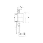 ECA Fotoselli Pisuvar Musluğu, Pilli, Sıva Altı