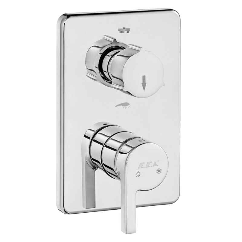 ECA Icon Ankastre Banyo Bataryası Sıva Üstü 2 Yollu - 102167231H-Kde