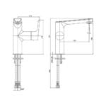 ECA Luna Lavabo Bataryası XL, Altın