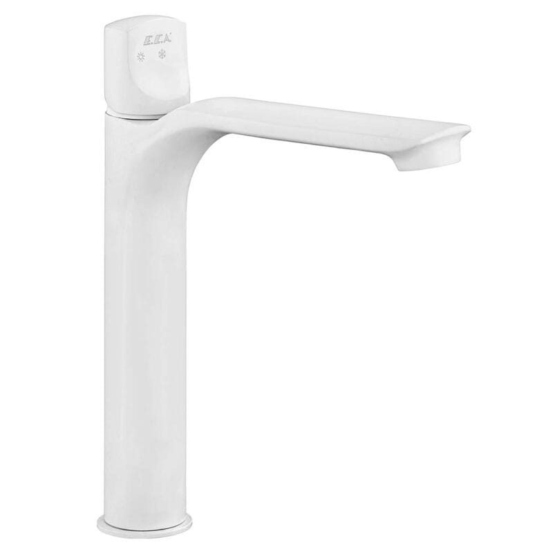 ECA Myra Yüksek Tip Lavabo Bataryası Mat Beyaz
