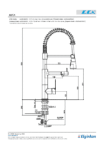 ECA Nita 3 Akışlı Eviye Bataryası Paslanmaz Çelik - 102518350