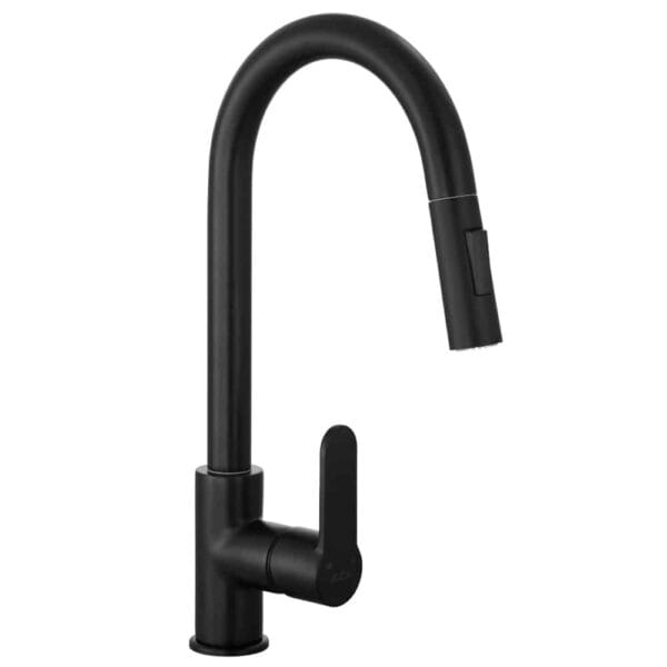 ECA Nita Spiralli Eviye Bataryası Kuğu Borusu Mat Siyah