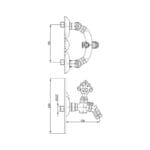 ECA Osmanlı Aplike Eviye / Lavabo Bataryası