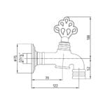 ECA Osmanlı Kurna Musluğu