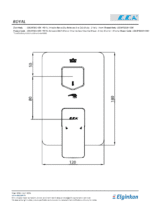 ECA Royal Ankastre Banyo Bataryası 2 Yollu Sıva Üstü Grubu - 102167251-Kde