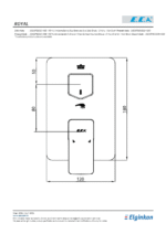 ECA Royal Ankastre Banyo Bataryası 2 Yollu Sıva Üstü Grubu Mat Siyah - 102167251C1-Kde