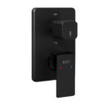 ECA Royal Ankastre Banyo Bataryası 2 Yollu Sıva Üstü Grubu Mat Siyah - 102167251C1-Kde