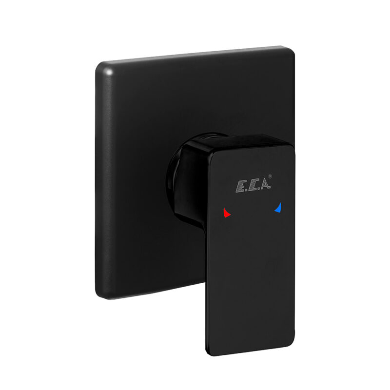 ECA Royal Ankastre Duş Bataryası Sıva Üstü Grubu Mat Siyah - 102167121C1-K