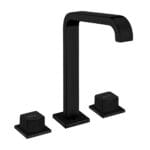 ECA Royal Ankastre Lavabo Bataryası 3 Delikli Tezgah Üstu Mat Siyah - 102105666C1