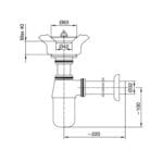 ECA Standart Lavabo Sifonu