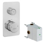 ECA Termostatik Ankastre Duş Bataryası Sıva Üstü -Altı 1 Yol - 102101401