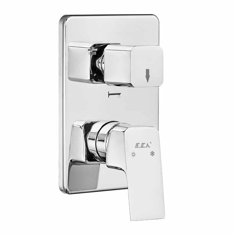 ECA Tiera Ankastre Banyo Bataryası Sıva Üstü 3 Yollu