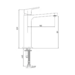 ECA Tiera Orta Boy Lavabo Bataryası