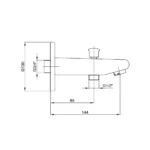ECA Vera Ankastre Banyo Bataryası Çıkış Ucu