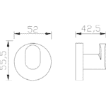 FONTANA FC-30101 Tekli Askılık-Krom