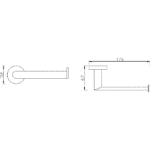 FONTANA FC-30103 Kağıtlık-Krom