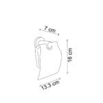 Fontana FJ-20103 Krom Tuvalet Kağıtlığı