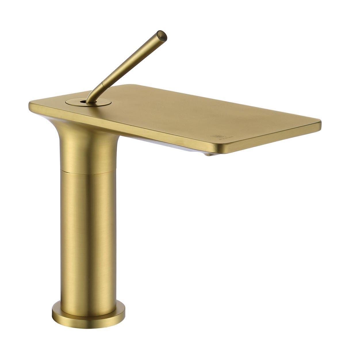 Fontana FJ-5012 Lavabo Bataryası Fırçalanmış Altın Fontana FJ-5012 Lavabo Bataryası Fırçalanmış Altın