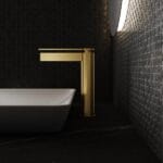 Fontana FJ-6022 Mat Fırçalanmış Altın Yüksek Lavabo Bataryası