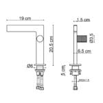 Fontana FK-2011 Krom Lavabo Bataryası