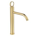 Fontana FK-4022 Parlak Altın Yüksek Lavabo Bataryası